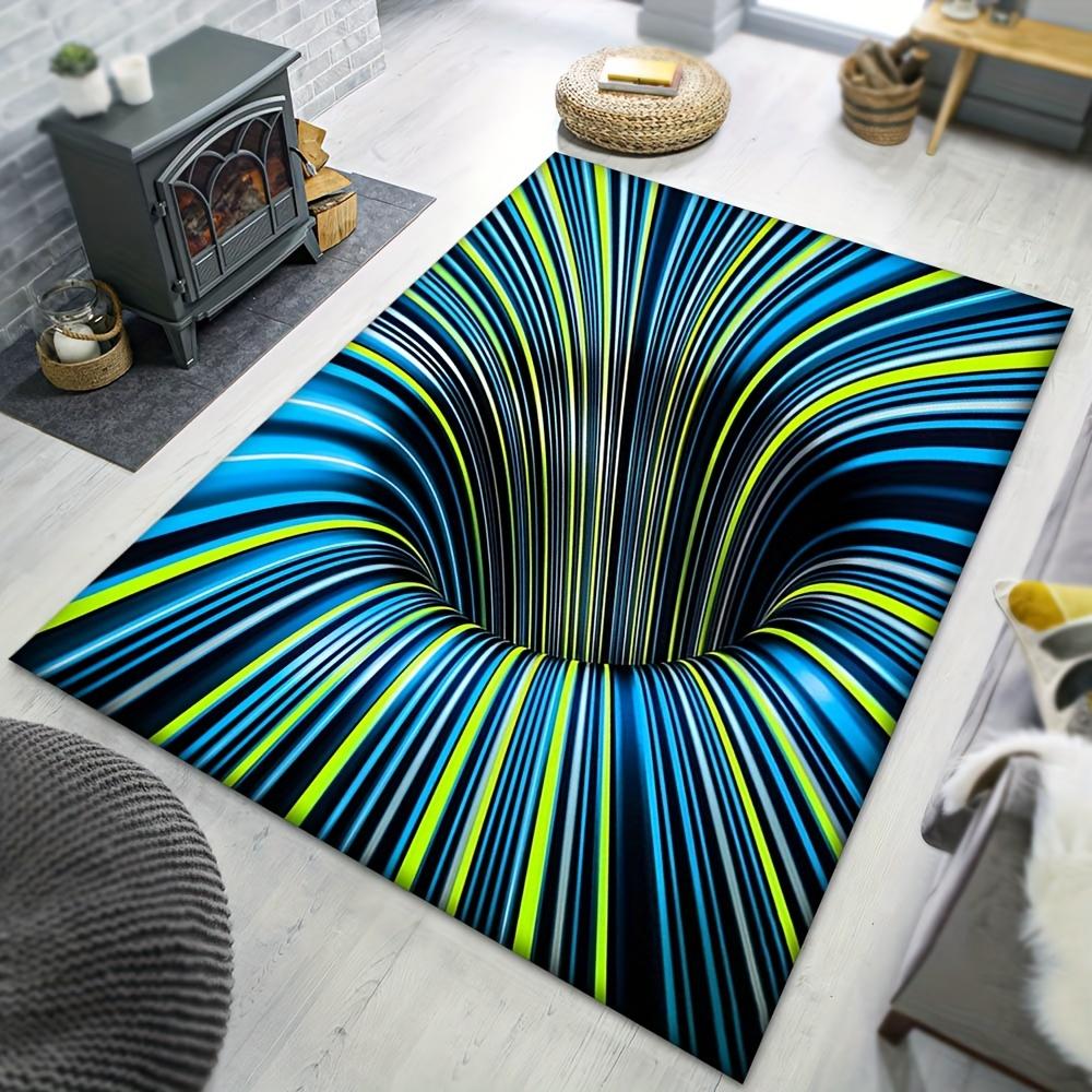 1pc crystal velvet Pattern Carpet, Area Rug For Living Room Bedroom Room Bed Chair Laundry Entryway Corridor Yard Non-slip Outdoor Camping R
