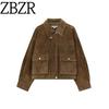 Za Autumn New Women Clothes 2025 Western Style Fashion Temperament All-Matching Bomber Jacket Outerwear 8073253