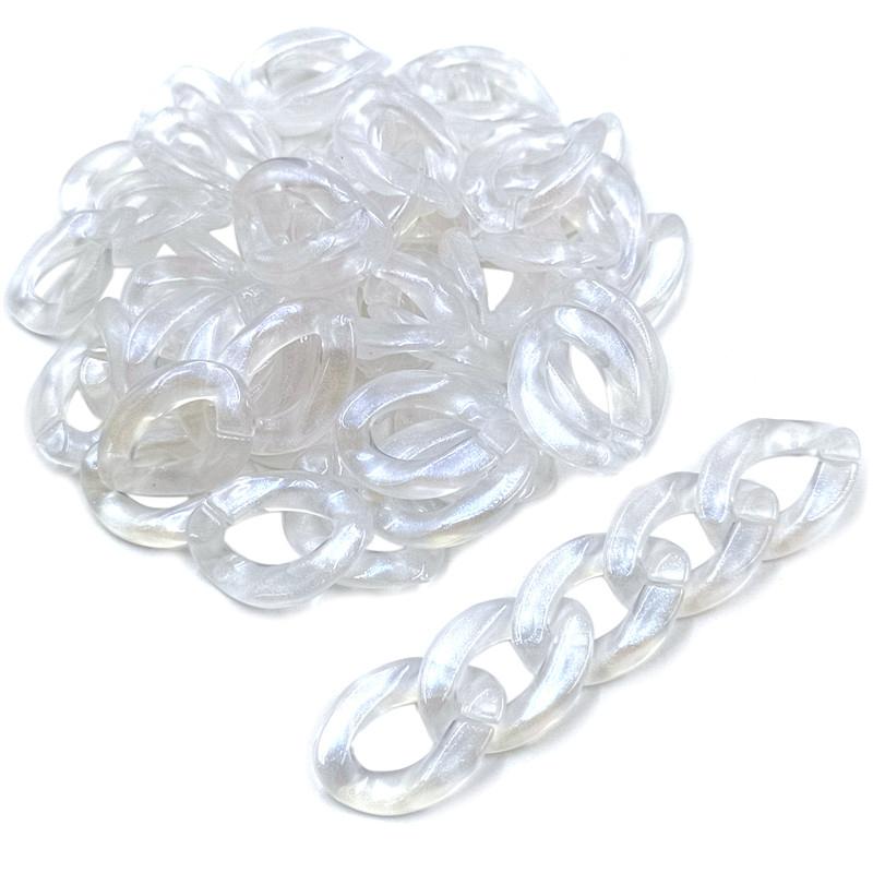 Акриловые браслеты своими руками Изготовление ювелирных изделий Изготовление ювелирных изделий Бусины из витой цепочки Свободные бусины Флуоресцентные Флуоресцентные витые бусины из цепочки Мода 10 шт.