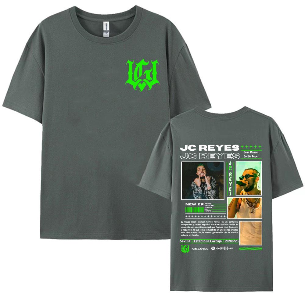 Rapper Jc Reyes Music Album Tour 2025 Merch Tshirts for Unisex Hip Hop Street Pop Music T Shirts Unisex 100 Cotton Casual Tshirt