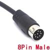 1.5m 8-Pin DIN Cable Male To Male For MIDI Extension Line Signal Connection Cable Wire Home Electrical Supplies