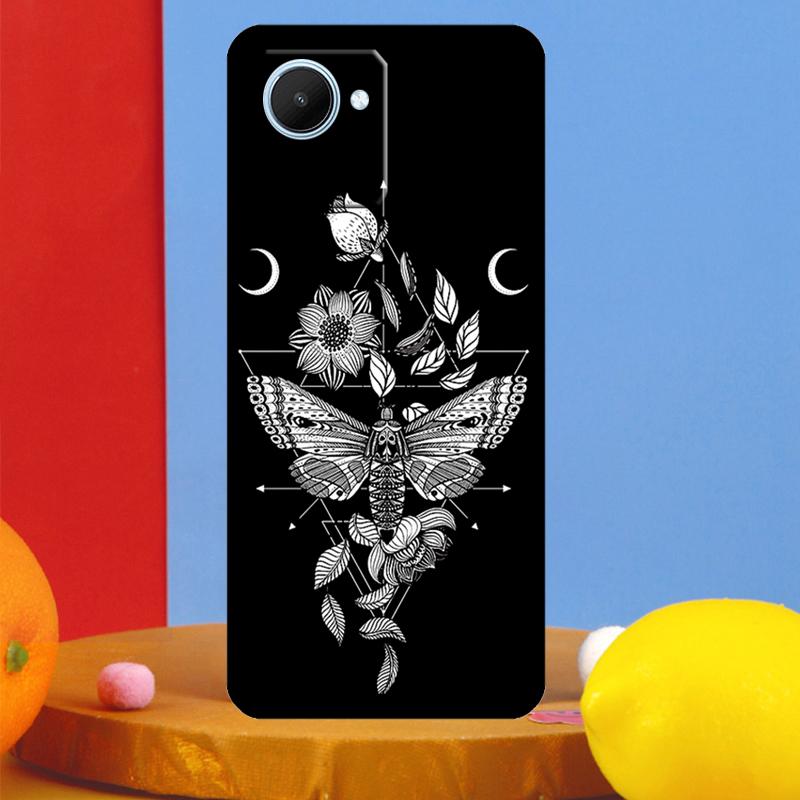 Occult Witchcraft Moon Gothic Witch For Realme C55 C53 C67 C51 C35 C33 C31 C30 C25s C21Y GT Neo 6 5 9 10 11 12 Pro Plus Case