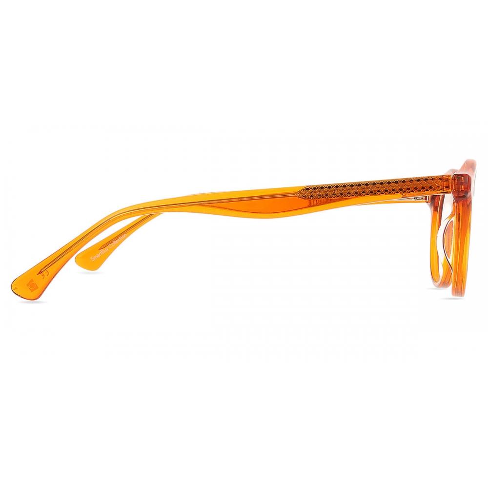 Full Rim Oval Transparent Orange Smartbuy Collection Flare 94363 C4 Fashion Unisex Eyeglasses