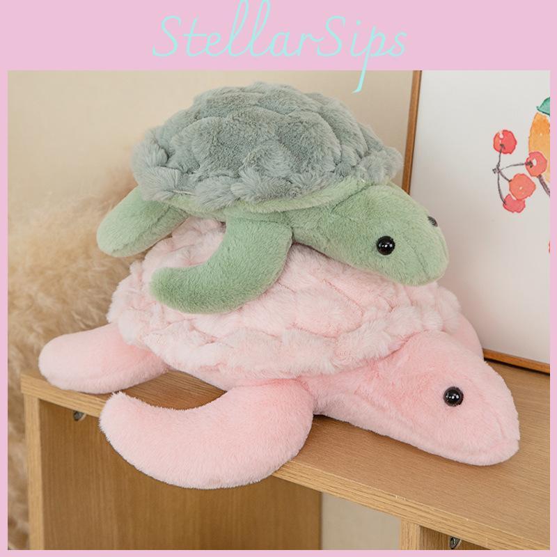 Plush Stuffed Turtle Toys Marine Organism Couple Dolls Girl Birthday Gifts