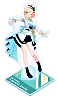 Акриловая подставка Kazama Iroha Яркий наряд Hololive 4-й фестиваль Мероприятие Официальные товары - -