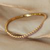 Light Luxury Multicolor Zircon Elastic Wire Bracelet Claw Clasp Niche Cuff Bracelet Jewelry