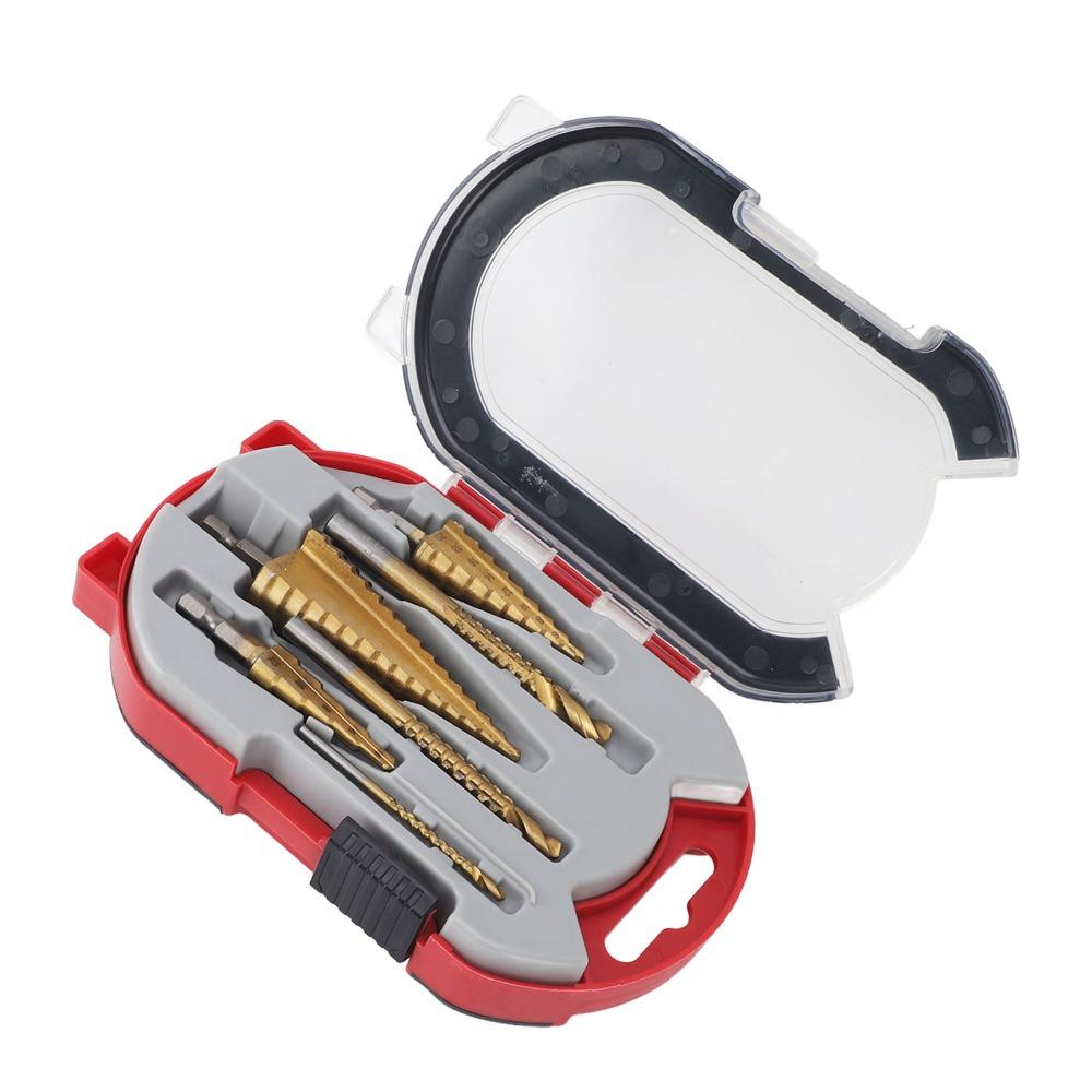 6pcs 4-32mm Hex Shank Drill Bits High Speed Steel High Speed Steel Bits Woodworking