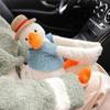 Car Seat Car Hanging Cartoon Duck Tissue Box Paper Napkin Case Car Drawer Box Car Tissue Bag