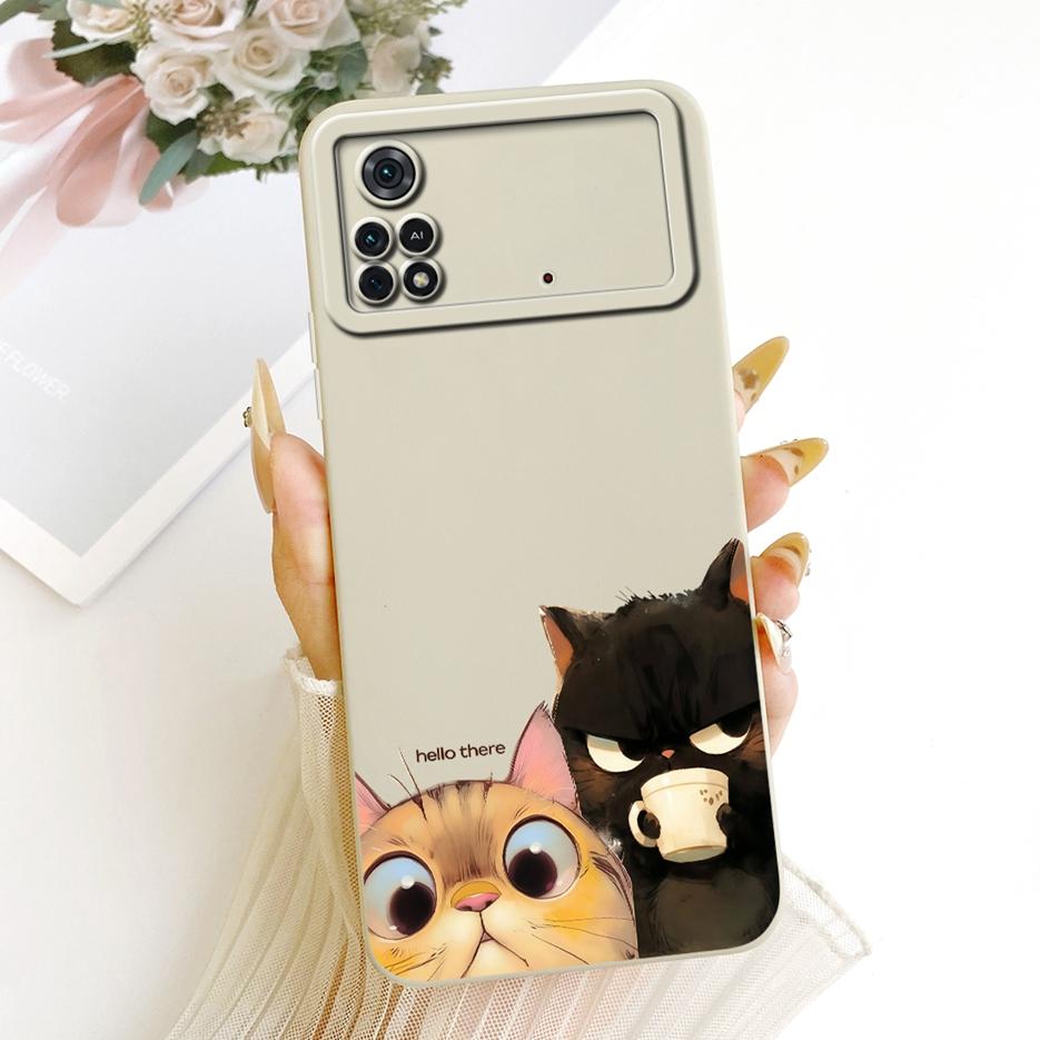 Чехол для Xiaomi Poco M4 Pro 4G Крутой Чехол с Рисунком Совы и Дракона Мягкий Силиконовый Чехол для Телефона Для Xiaomi Poco X4 Pro PocoM4 Pro 5G