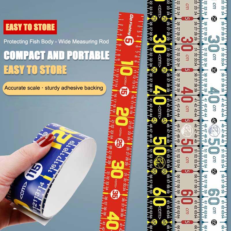 Водонепроницаемая линейка для измерения рыбы 130 см, складная рыболовная измерительная лента, наклейка, рыболовные принадлежности, снасти, инструмент