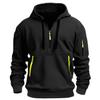 Autumn Men's Hoodies Winter Zipper Multi Pocket Sweatshirts Male Warm Clothes Hoodie Sports Leisure Sweatshirt