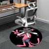 1PC Pink Panther Office Round Area Rug, Indoor Mat Suitable For Office, Under Office Chairs Bedroom Living Room Home Decor DT1212075
