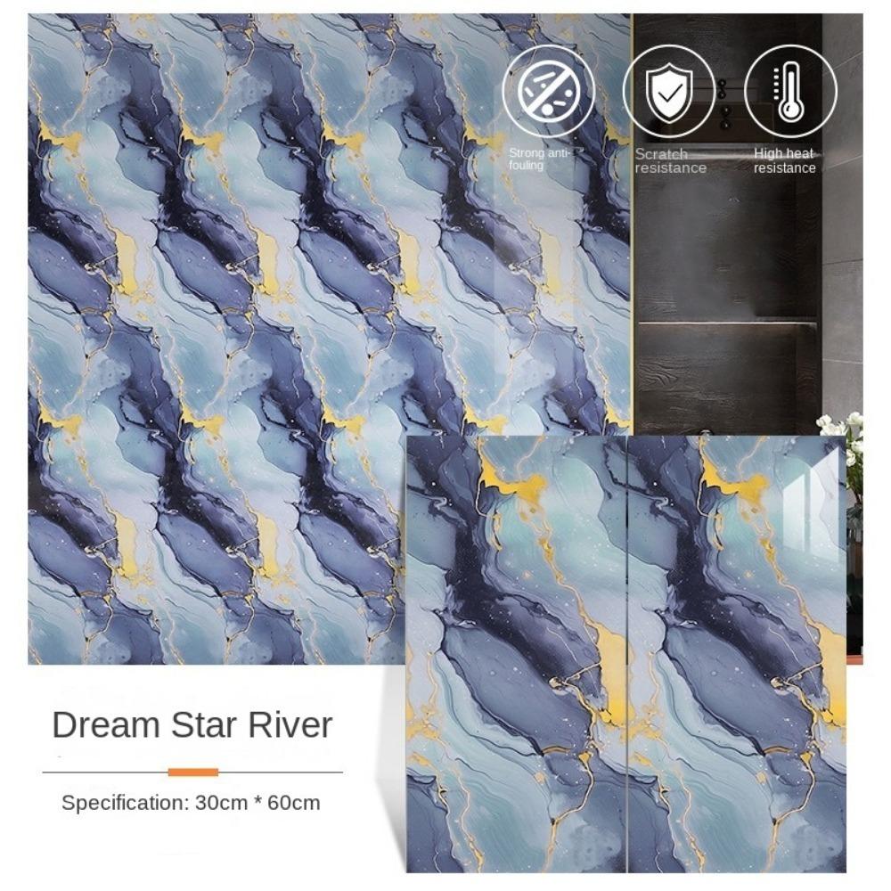 Мраморная плитка 30x60см Самоклеящаяся наклейка для напольной плитки Новые наклейки на стену Ванная комната Гостиная
