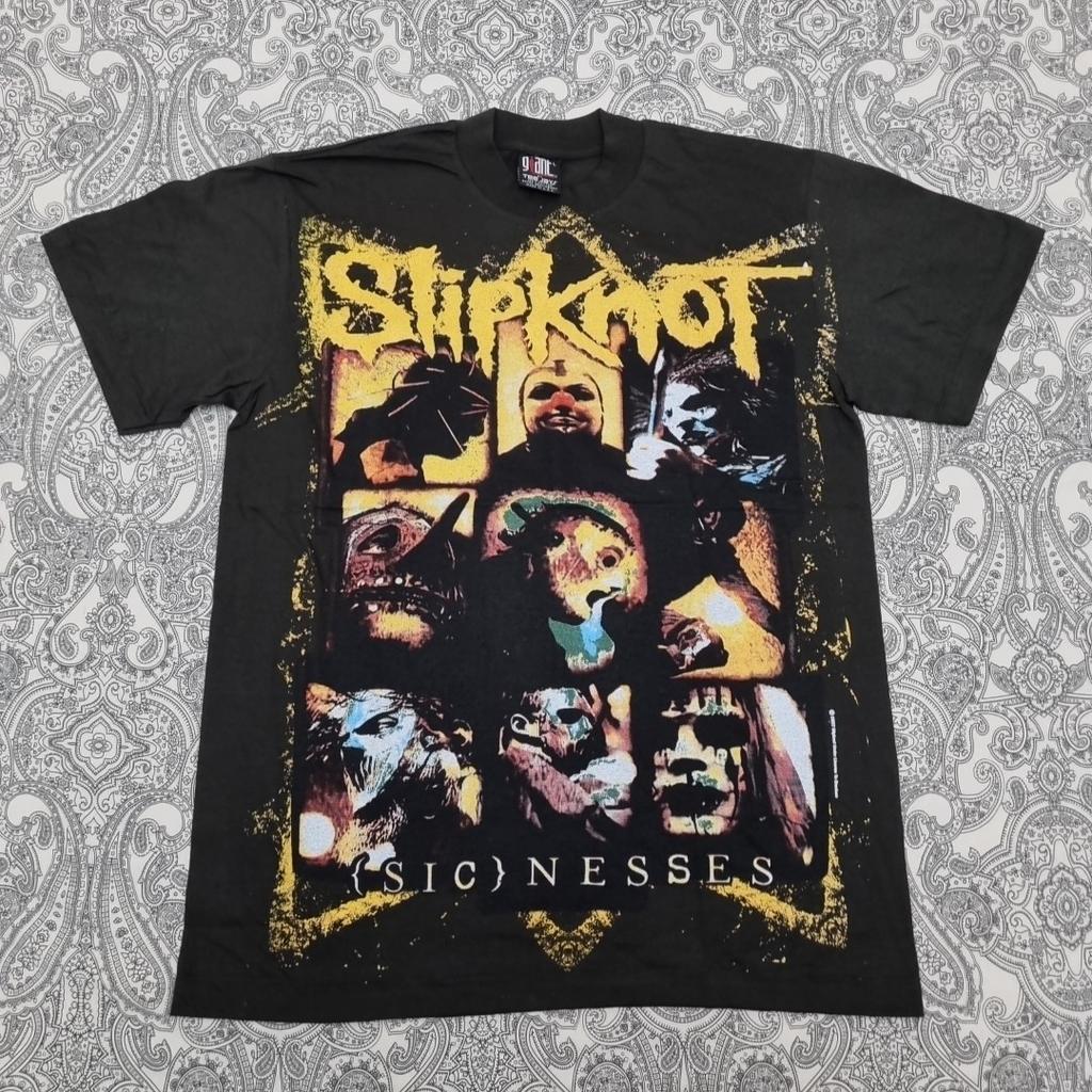 Футболка группы Slipknot Мужская Женская Футболки Топ Sicnessesarge Графический Принт Футболка