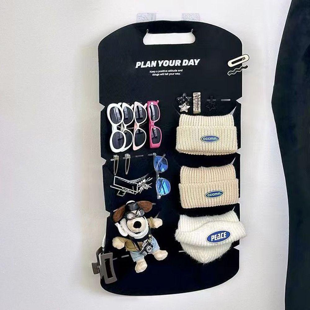 Visible Baseball Cap Storage Hanging Bag 6/12 Pockets Hat Organizer Hat Storage Holder Sunglasses