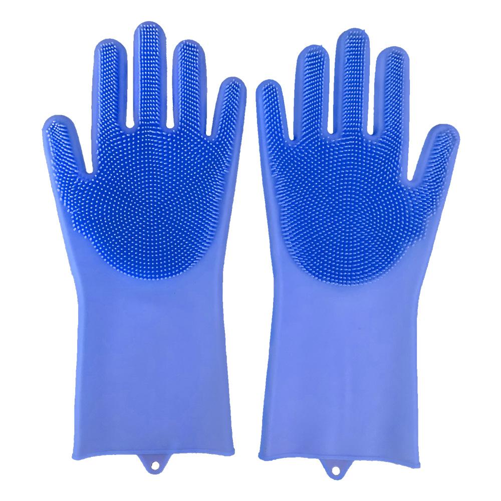 Silicone Cleaning Gloves Multifunction Magic Silicone Dish Washing Gloves For Kitchen Household Silicone Washing