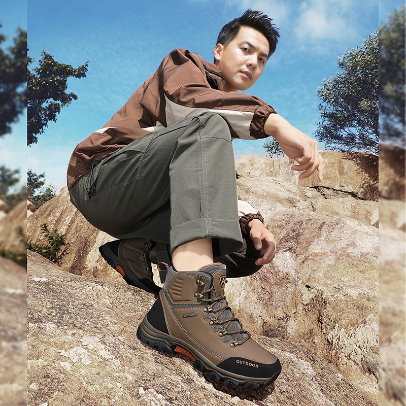 TUINANLE Обувь для походов на открытом воздухе, походные ботинки, нескользящие, тактические походные ботинки для мужчин