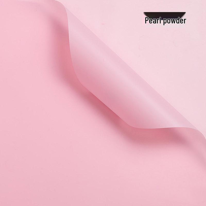 Полупрозрачная Водонепроницаемая Матовая Бумага для Букетов Флориста - Корейская Однотонная Упаковка для Цветов