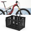 Съемная корзина для велосипеда Большое пространство Черный Велосипедный руль Складная сумка для переноски для велоспорта на открытом воздухе