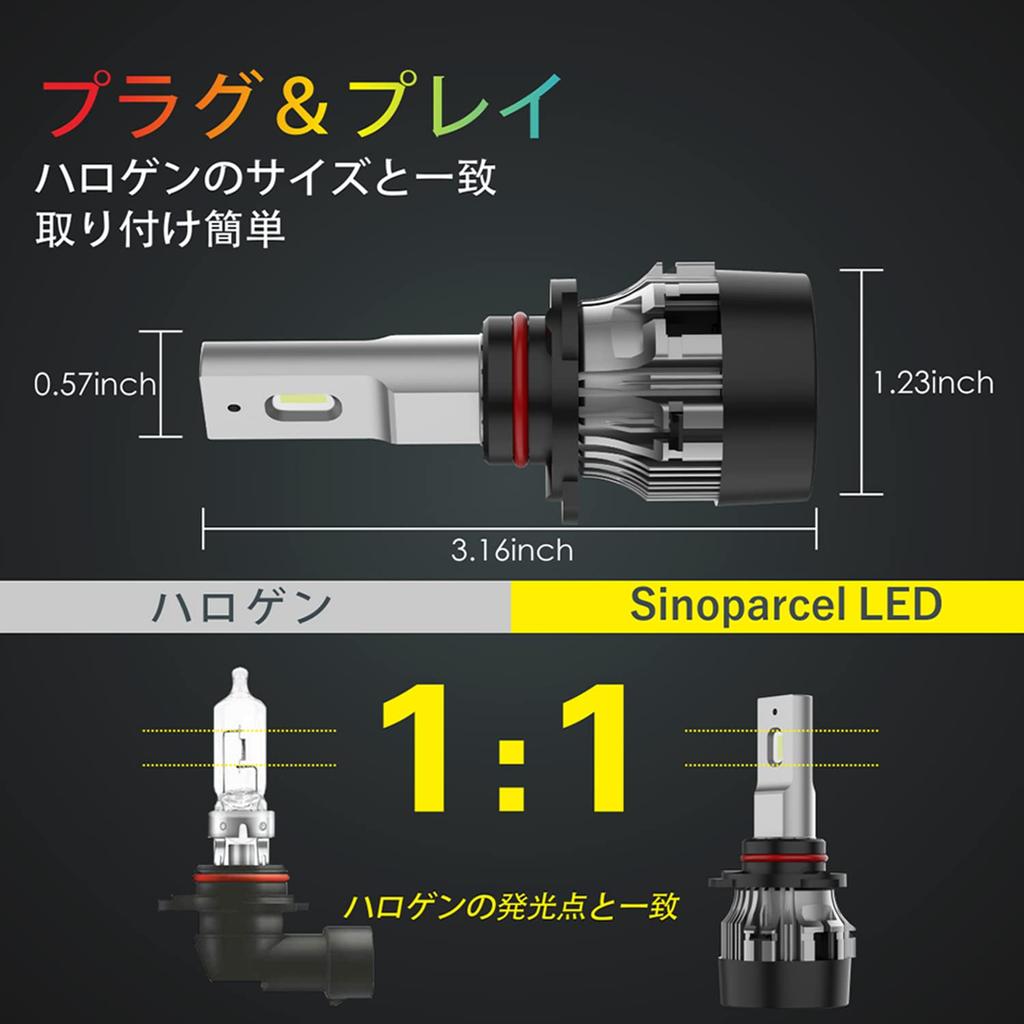 Светодиодные лампы HB3/9005 для дальнего света, совместимы с 12 В/24 В, 10000 лм, 6500 К, белые, с чипом CREE, комплект для замены галогенных ламп, 2 шт.