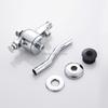 X10008ABSCR Luxury Wall Mounted Chrome Finish Brass Material of Time Delay Self Closing Urinal Flush Valve