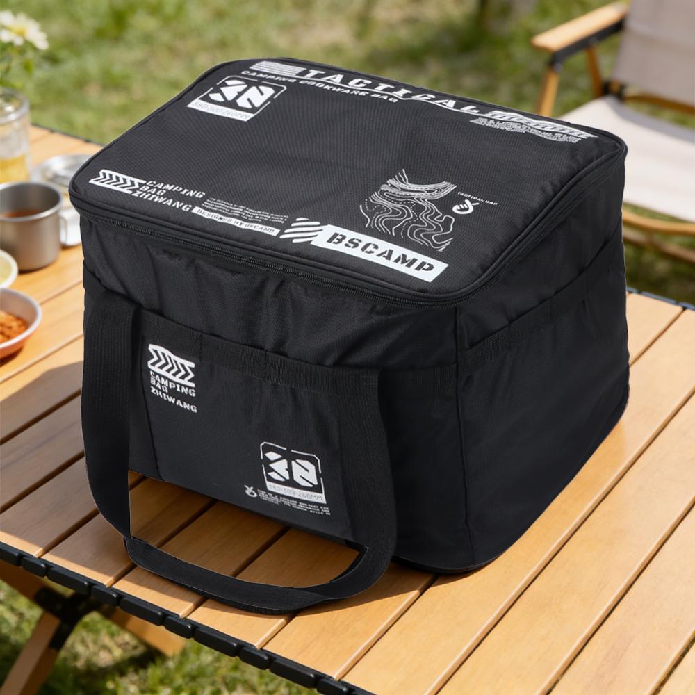 30/42L Picnic Storage Bag Foldable Storage Boxes Thickened Camping Storage Bag Outdoor