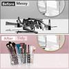 Clear Makeup Brush Storage Boxes Durable Eyelash Brushes Organizer Cosmetic Organizer  Desk