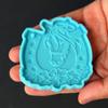 Форма для брелока из смолы в форме подковы, силиконовые формы для брелока из эпоксидной смолы с отверстием для подвешивания брелока