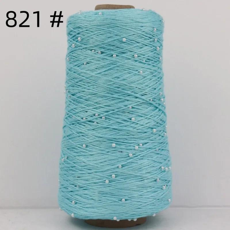 6 нитей мерсеризованного хлопка + жемчужная нить ручного плетения из чистого хлопка тонкая шерстяная нить для вязания крючком бисер своими руками ручного плетения