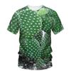 New 3D Plants Cactus Printing Succulent T-shirts For Men Funny Streetwear Tee Shirts Summer