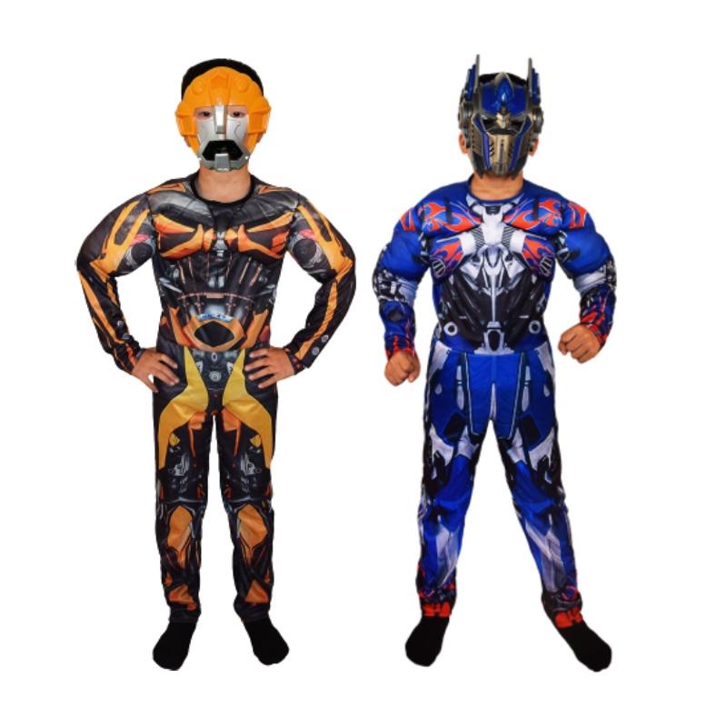 Преобразитесь в героя с нашим детским костюмом Бамблби и Оптимуса Прайма