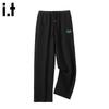 Izzue It Men's Loose Wide-Leg Streetwear Pants