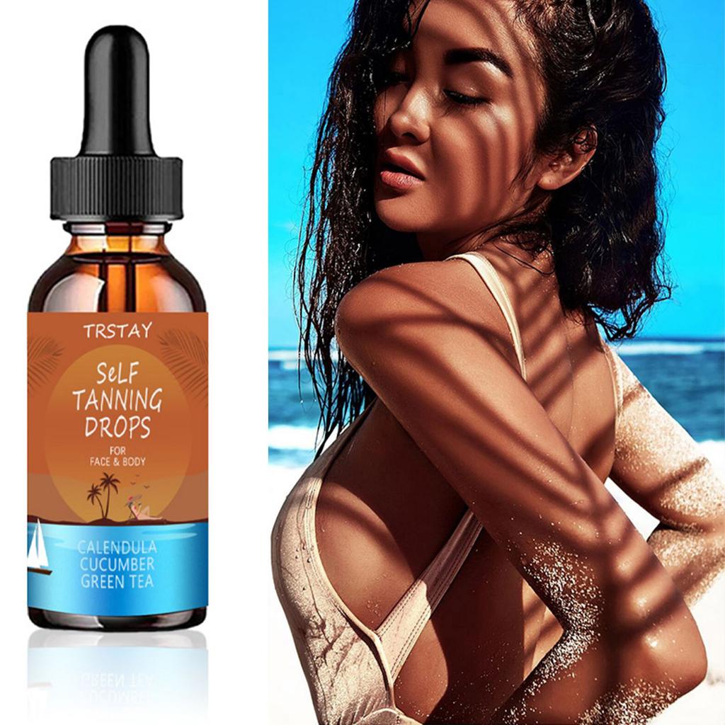 TRSTAY Self-tanning Drops Suitable for the Face and Entire Body Automatic Tanning Without Sunlight
