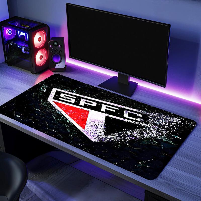 São Paulo FC logo Mouse Pad - Non-Slip Rubber Base, Smooth Surface for Work,Gaming,Office,And Home Use, Desk Mouse Pad