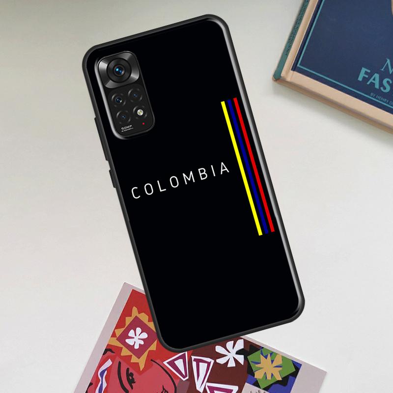 Colombia Flag Case For Xiaomi Redmi Note 13 14 Pro 9 10 11 12 9S 10S 11S 12S Redmi 14C 13C 10C 12C Cover