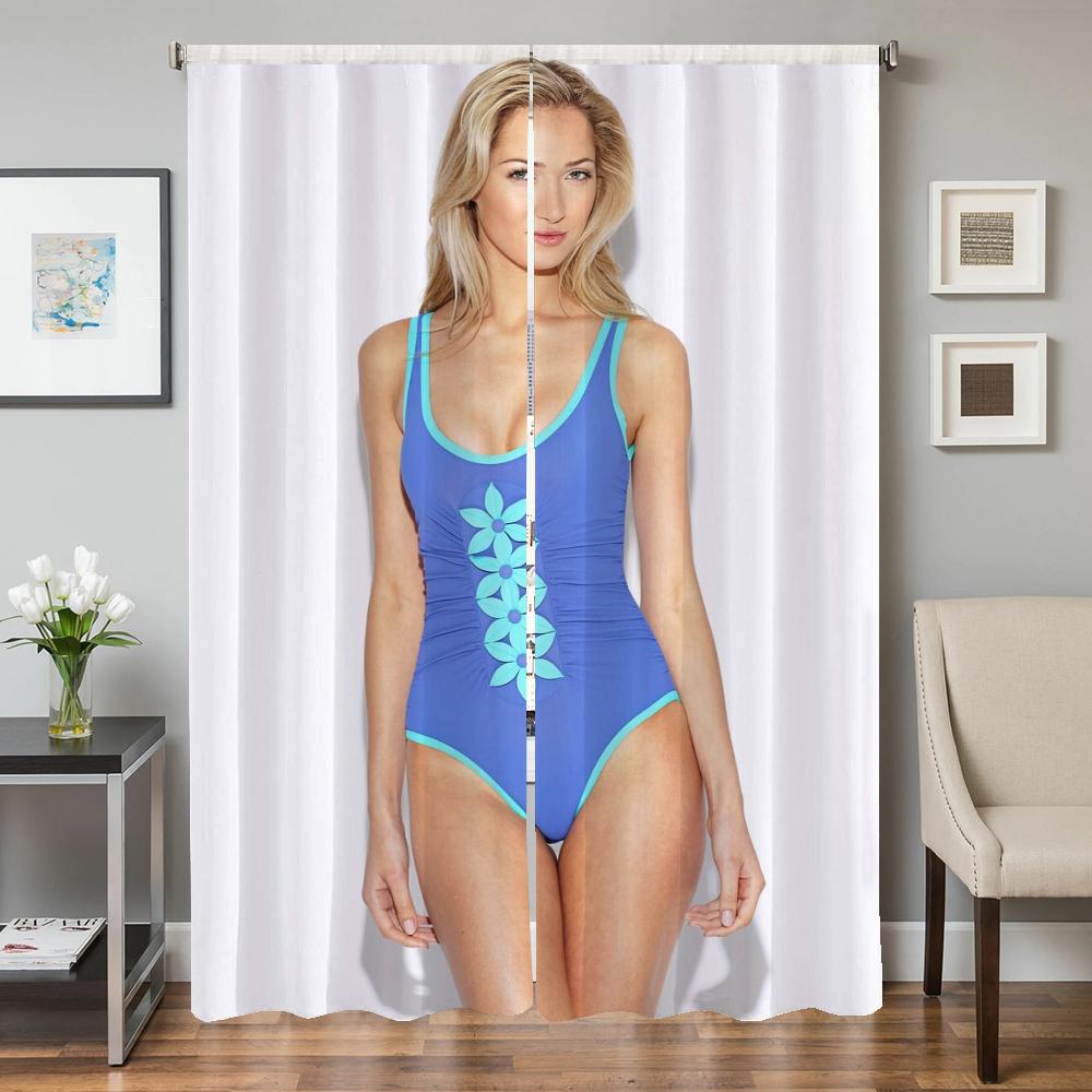 Домашний интерьер Кухня Шторы для гостиной 2 шт. Затемняющие шторы Дверные занавески Красота Спальня Украшения Раздела Тень