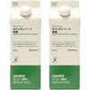 Набор 2 Muji Кофе с молоком без кофеина Несладкий 500 мл x бутылок. Подходит для подачи со льдом.