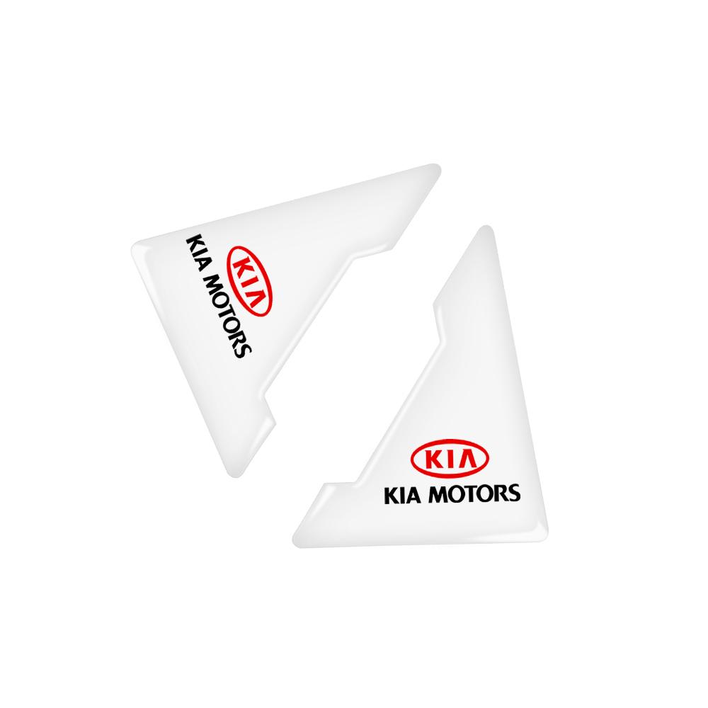 AABIU1 2/4Pcs Transparent Car Door Corner Stickers Auto Door Angle Edge Cover Anti-Scratch Decal For KIA Rio Ceed Sportage Cerato Soul