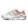 SALOMON XT-4 Зеленый пепел-Коралловый Круглый носок Шнуровка Амортизирующие Нескользящие Низкие Кроссовки для улицы Унисекс Обувь Белый Красный 472999