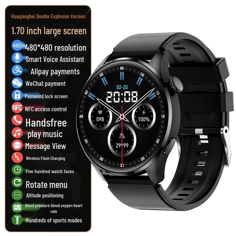 2025 NFC Bluetooth Звонок T05 Смарт-часы GT5Pro для мужчин и женщин