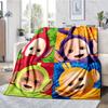 Teletubbies Theme Printed Blanket - Perfect for Couch, Bed, Travel & Outdoor Use | Machine Washable, Cozy & Durable.