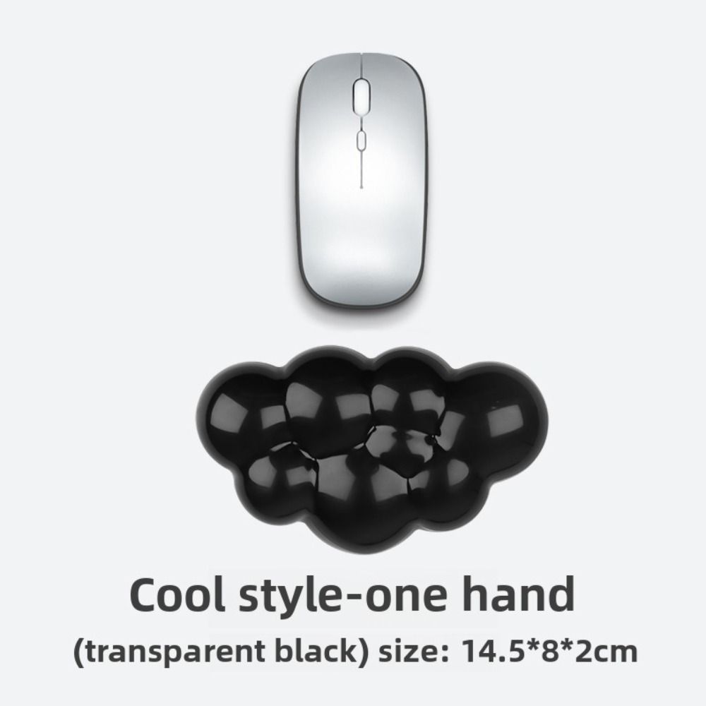 Transparent Keyboard Wrist Rest Cloud Shape Wrist Pad Portable Silicone Wrist Support Gamer