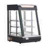 3-Tier Commercial Food Warmer Display, 800W Food Display Warmer with LED Light, Top Storage and Adjustable Shelves, 3085°C Steam Heating, 60 Qt /57L
