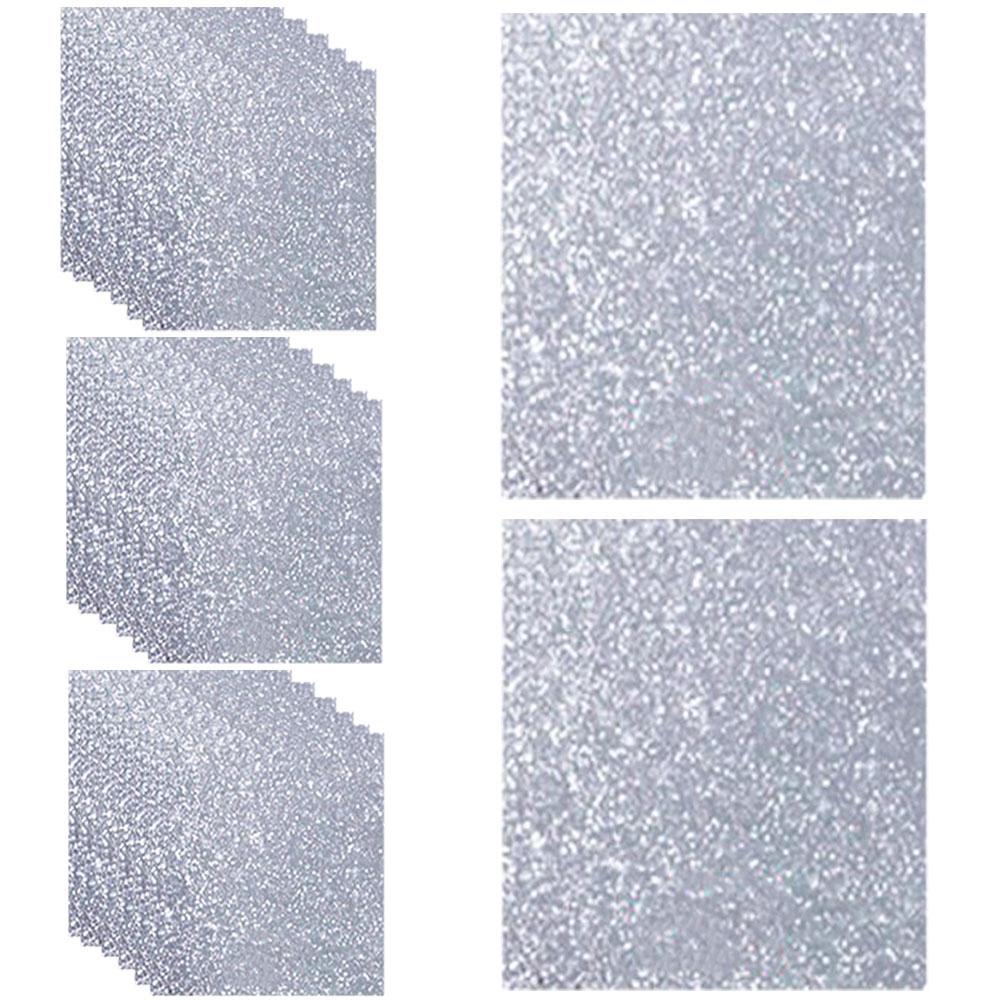 Holographic Glitter Laser Self Adhesive Waterproof Vinyl Stickers A4 Size Overlay Photos Windows Laptops Decorations 10pcs Sets
