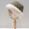Plush Cycling Bucket Hat Winter Thicken Anti-Cold Ear Protection Fisherman Hats Snow Outdoor Warm Lacing Cap Gifts