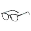 New anti-blue light glasses for men and women, Korean retro artistic oval frame, ultra-light high-definition reading glasses
