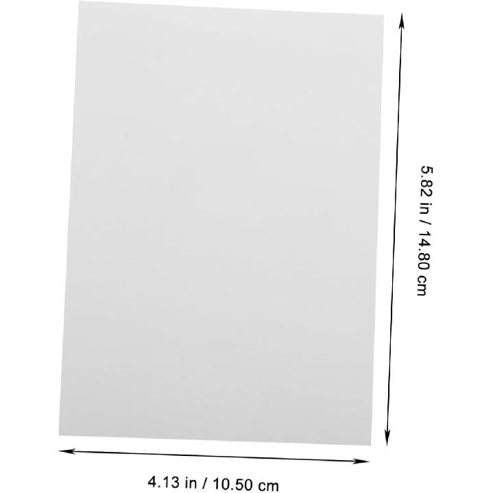 100 листов 6-дюймовой глянцевой фотобумаги для принтеров - Высокоглянцевое покрытие, идеально подходит для рукоделия и профессиональной фотопечати