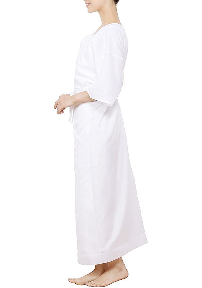 KYOETSU Washable Undergarment Kimono Slip White All Year 01 (Kyoetsu) Women's (L)