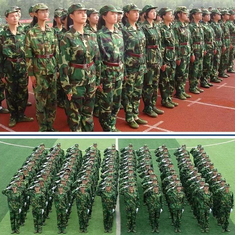 Комплект военной тренировочной формы - камуфляжная форма для мужчин и женщин, летняя, светло-травяного цвета, темно-синего стиля
