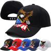 Унисекс бейсболка 3D вышивка Белоголового орлана США Кепка для мужчин и женщин для занятий спортом на открытом воздухе